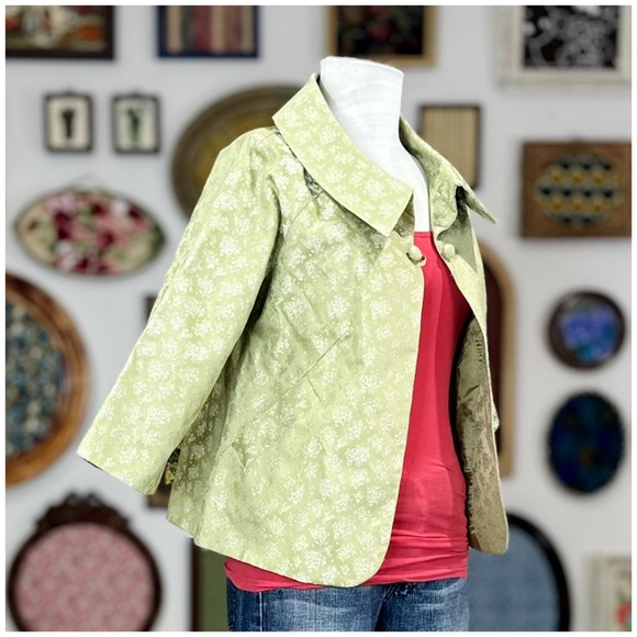 2005 Anthro Brocade Swing Jacket by Elevenses - Picture 6 of 16